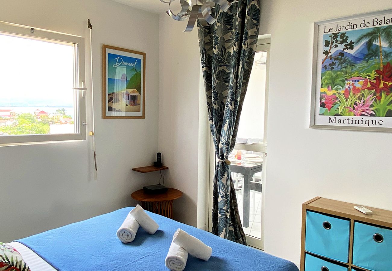 Apartment in Les Trois-Ilets - Atlantis, 4 pers, superbe vue mer, plage