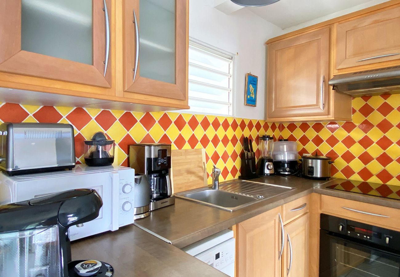Apartment in Les Trois-Ilets - Atlantis, 4 pers, superbe vue mer, plage