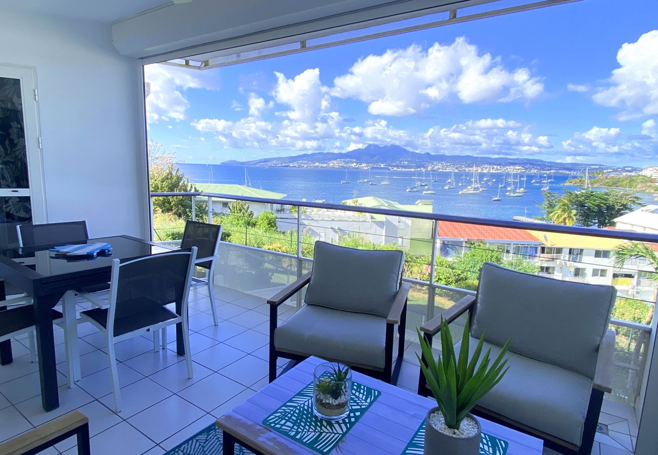 Apartment in Les Trois-Ilets - Atlantis, 4 pers, superbe vue mer, plage