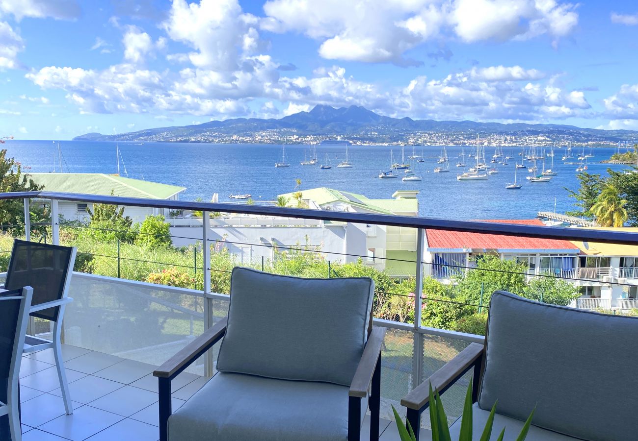 Apartment in Les Trois-Ilets - Atlantis, 4 pers, superbe vue mer, plage