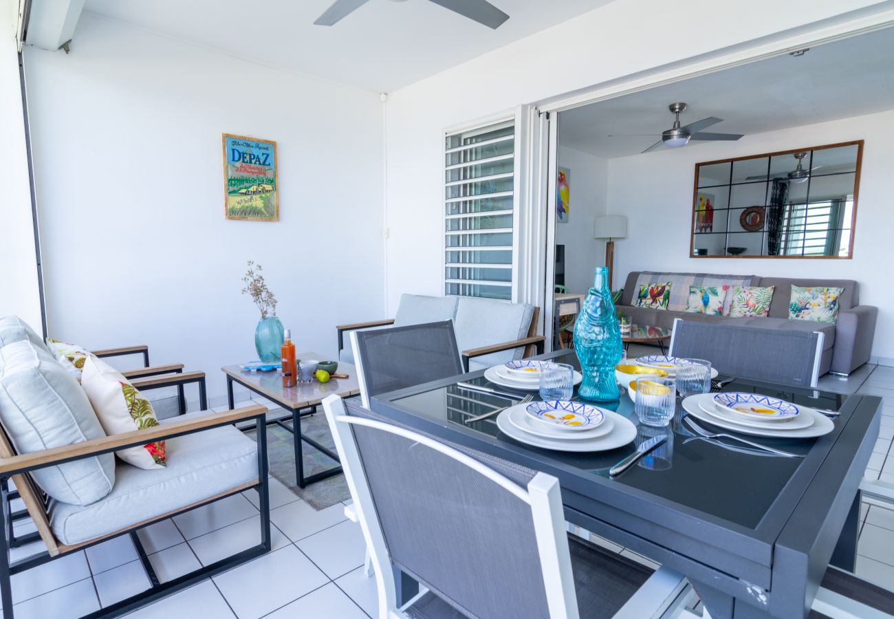 Apartment in Les Trois-Ilets - Atlantis, 4 pers, superbe vue mer, plage
