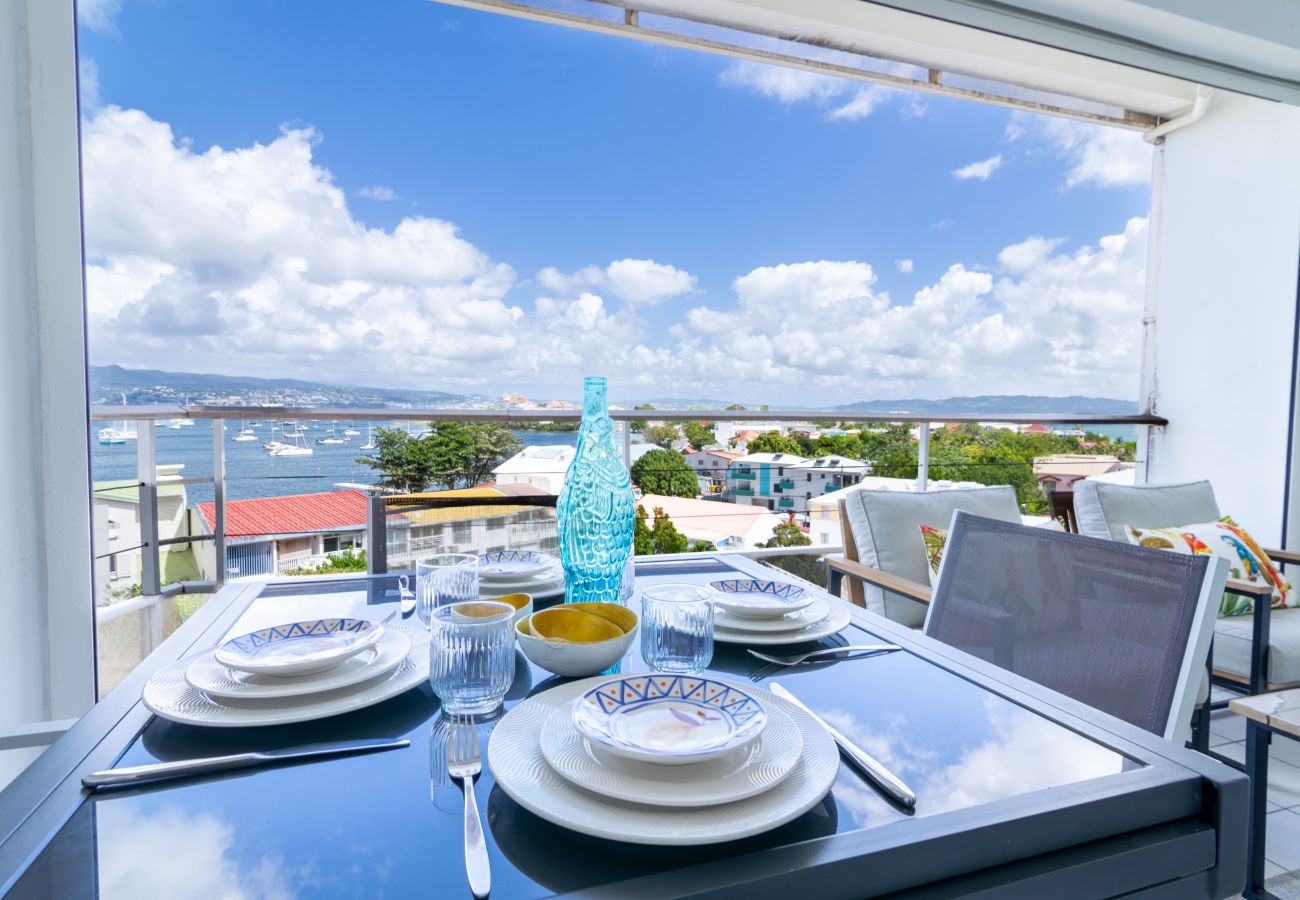 Apartment in Les Trois-Ilets - Atlantis, 4 pers, superbe vue mer, plage