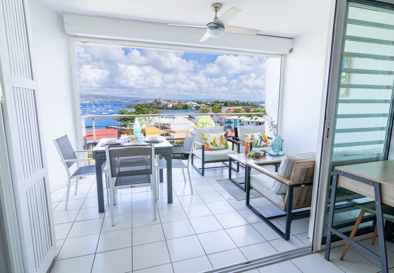 Apartment in Les Trois-Ilets - Atlantis, 4 pers, superbe vue mer, plage