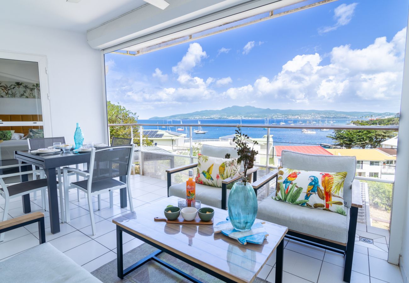 Apartment in Les Trois-Ilets - Atlantis, 4 pers, superbe vue mer, plage