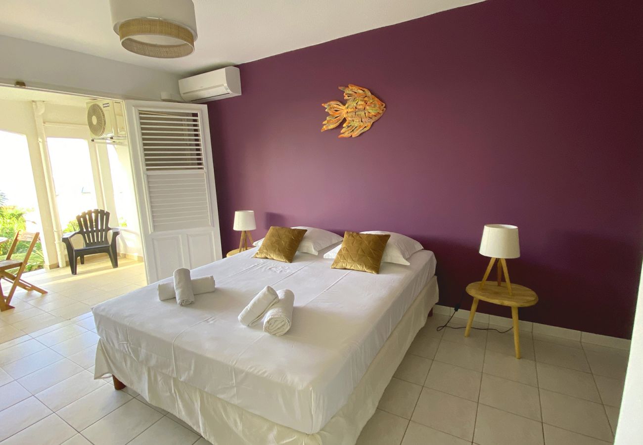 Apartment in Les Trois-Ilets - Indigo, 4 pers, superbe vue mer, plage