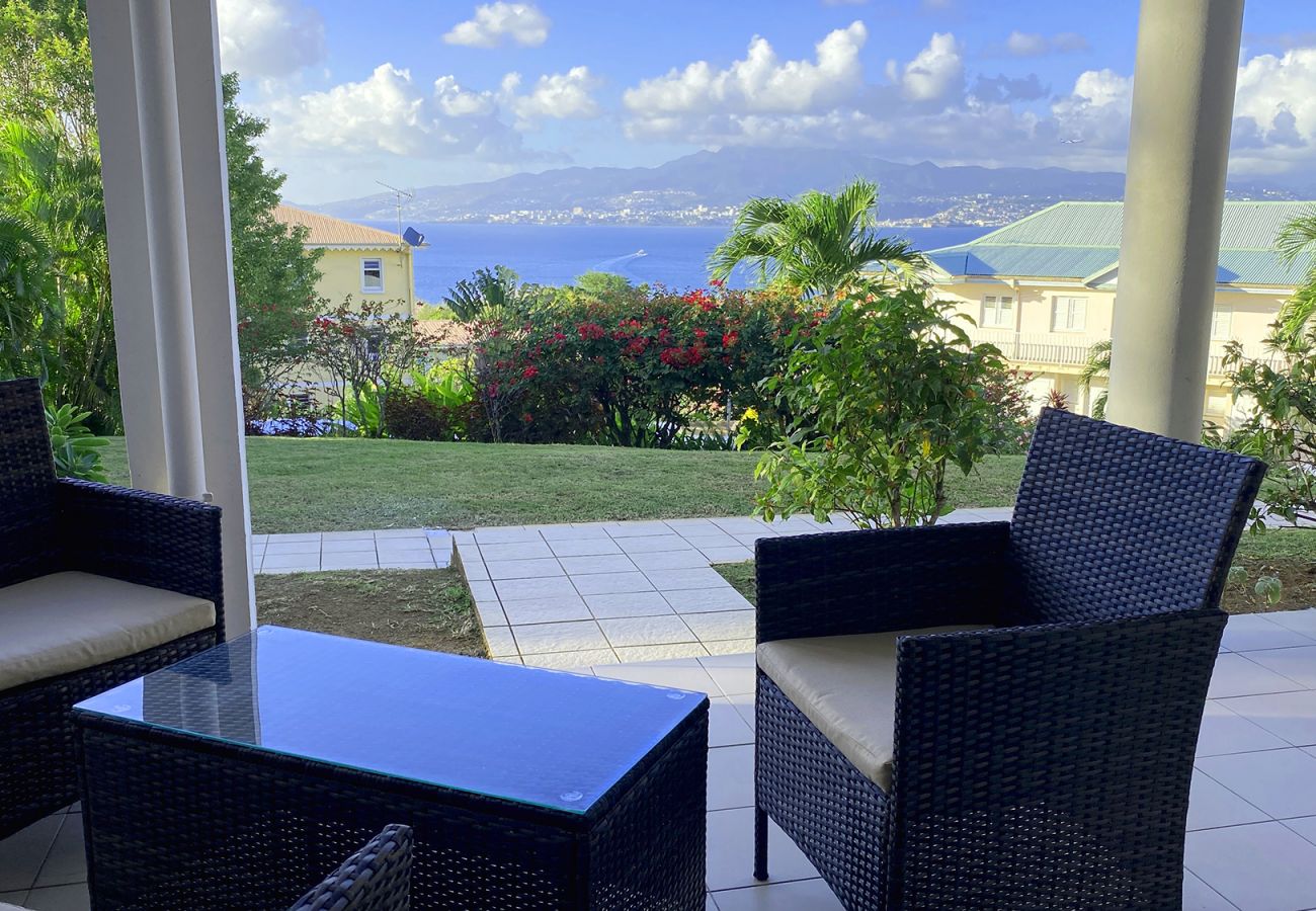 Apartment in Les Trois-Ilets - Indigo, 4 pers, superbe vue mer, plage