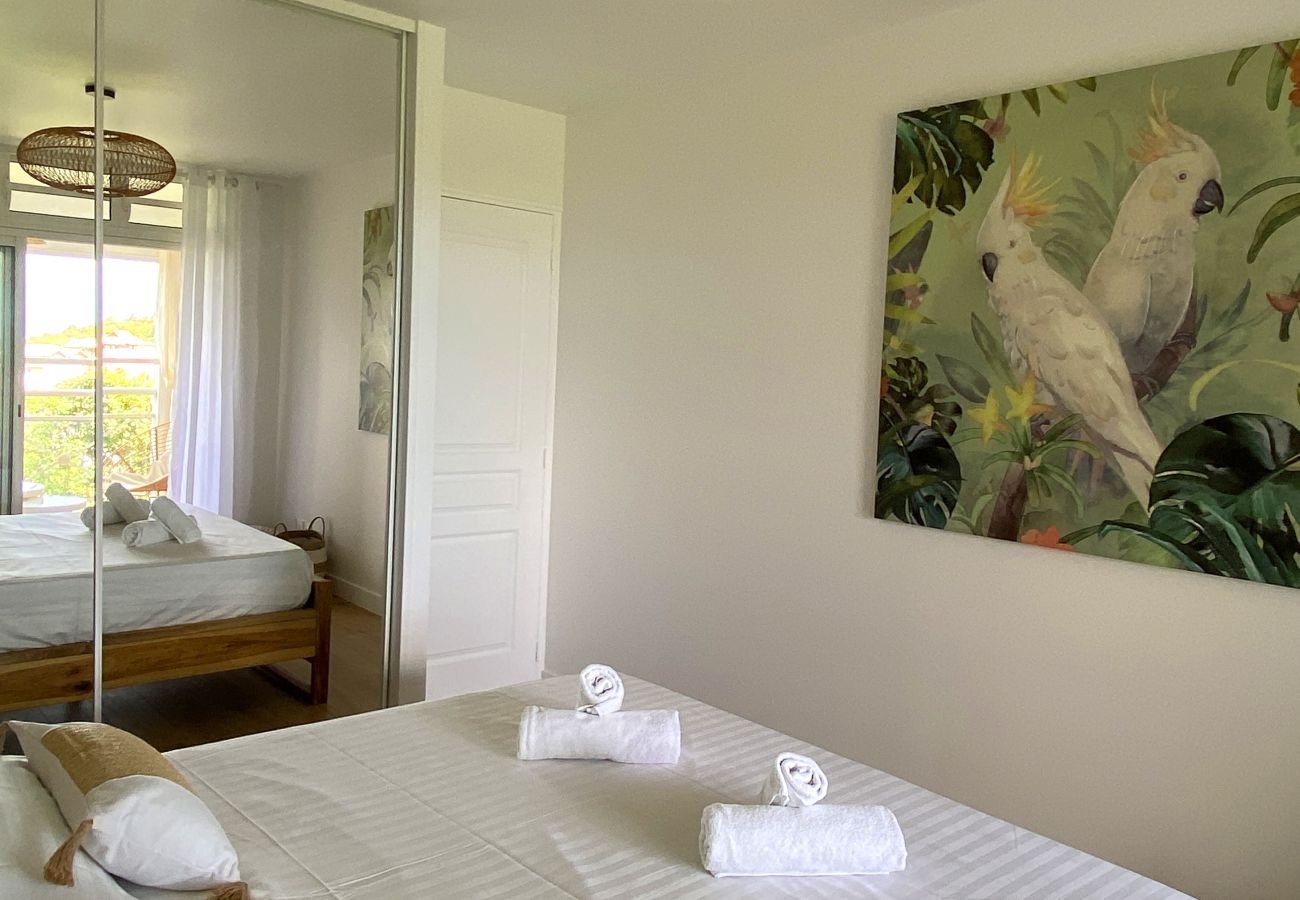 Apartment in Les Trois-Ilets - Soley ka Chofé, 4 pers, standing, vue mer, pla