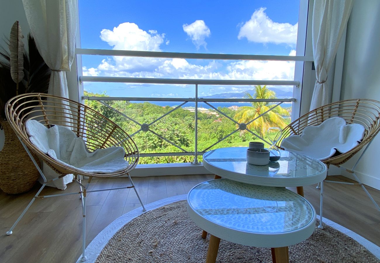 Apartment in Les Trois-Ilets - Soley ka Chofé, 4 pers, standing, vue mer, pla