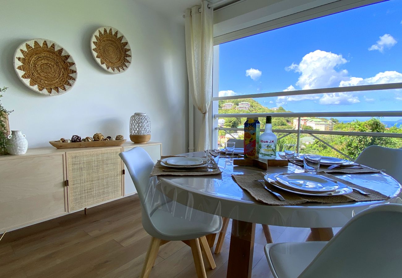 Apartment in Les Trois-Ilets - Soley ka Chofé, 4 pers, standing, vue mer, pla