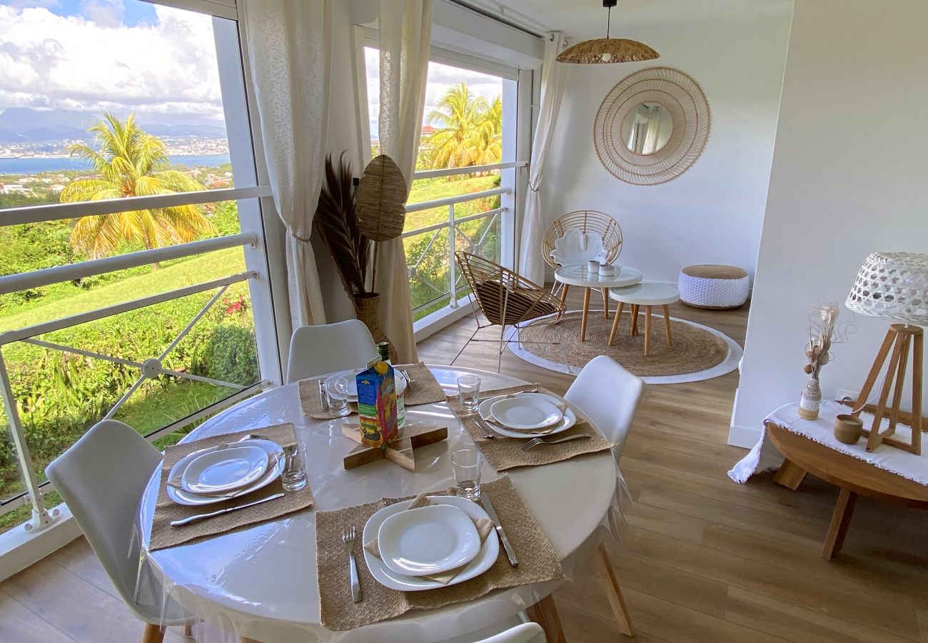 Apartment in Les Trois-Ilets - Soley ka Chofé, 4 pers, standing, vue mer, pla