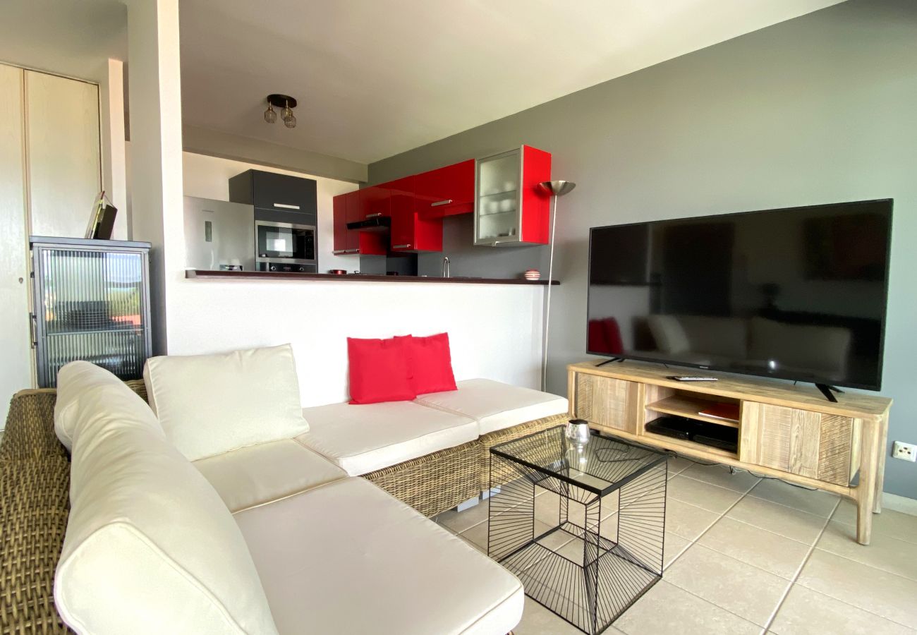 Apartment in Les Trois-Ilets - Kalypsa, 4 pers, standing, vue mer, plage