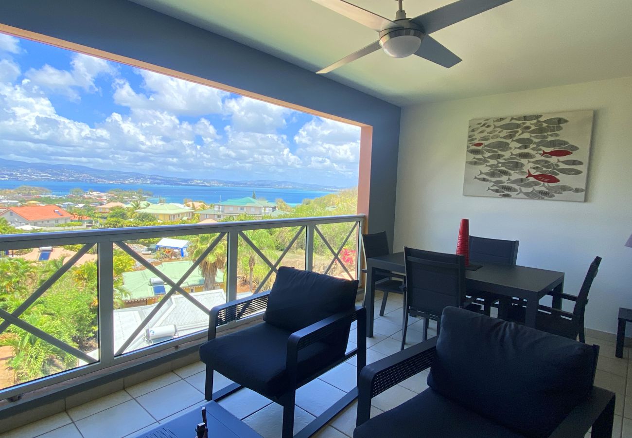 Apartment in Les Trois-Ilets - Kalypsa, 4 pers, standing, vue mer, plage
