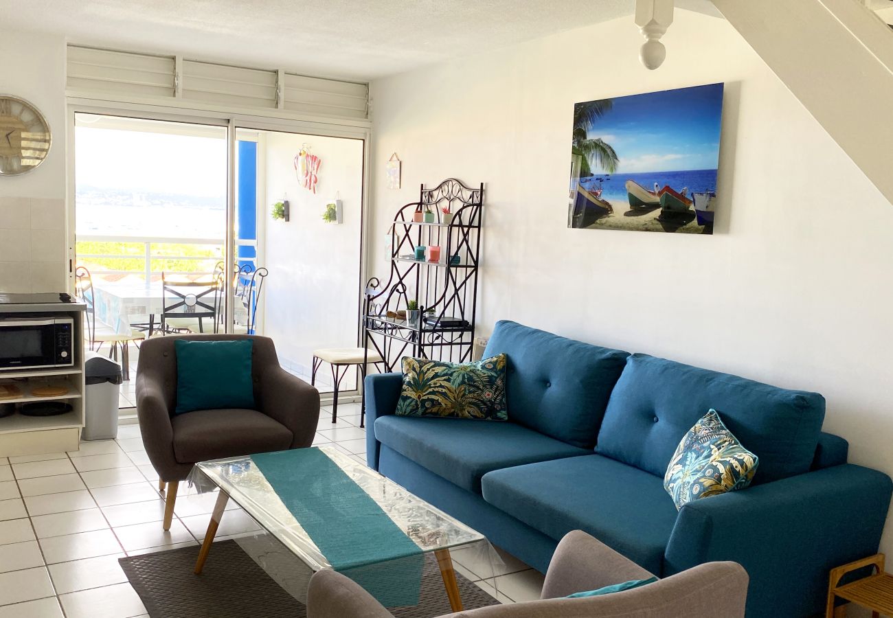 Apartment in Les Trois-Ilets - Altéra, 5 pers, duplex, vue mer, plage