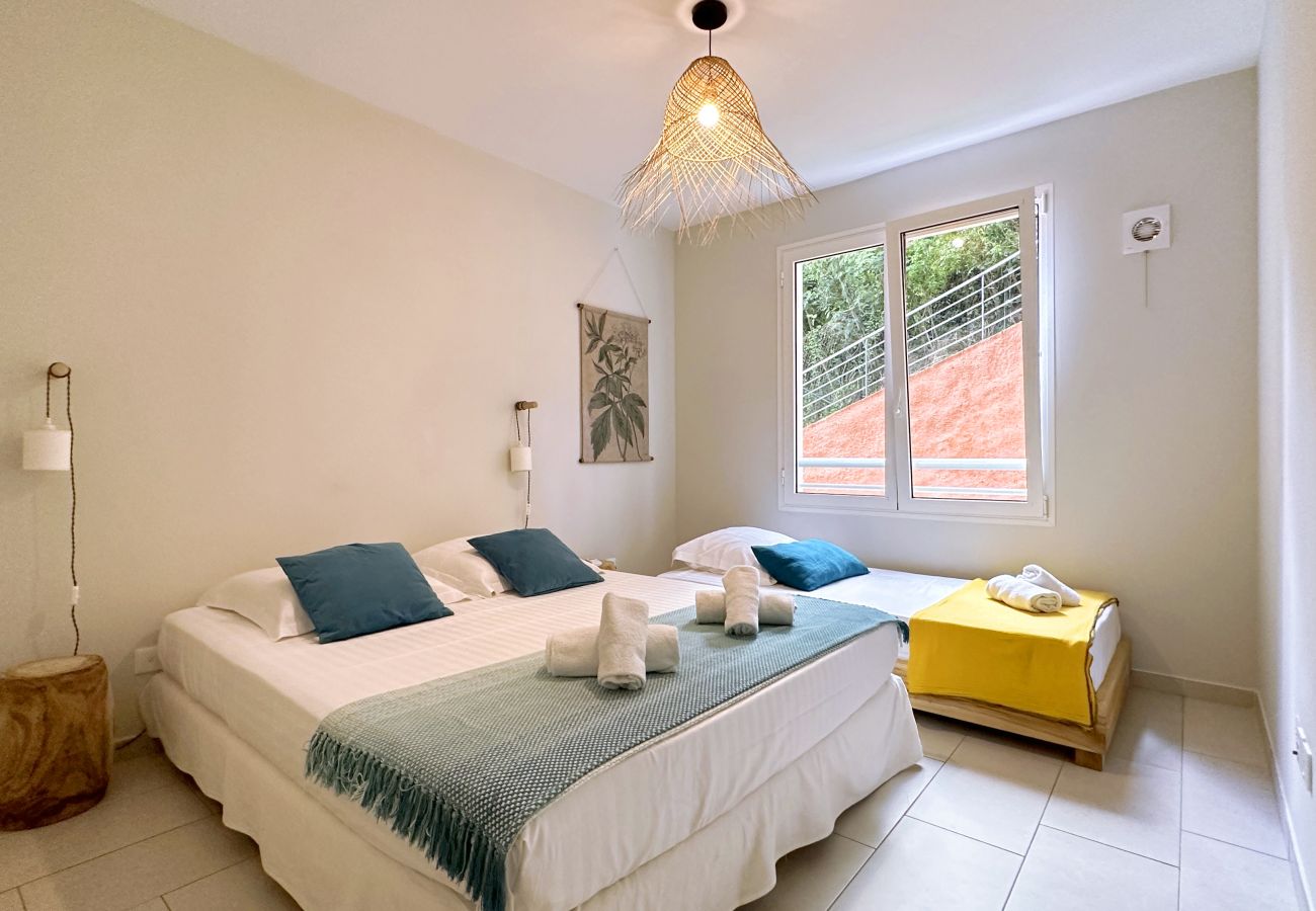 Apartment in Les Trois-Ilets - Sandama, 5 pers, standing, vue mer, plage
