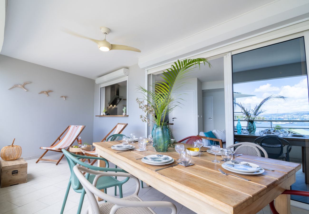 Apartment in Les Trois-Ilets - Sandama, 5 pers, standing, vue mer, plage