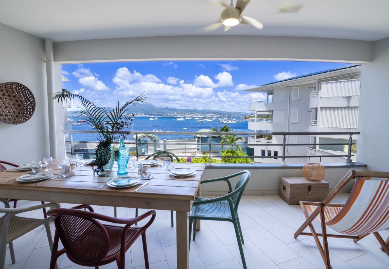 Apartment in Les Trois-Ilets - Sandama, 5 pers, standing, vue mer, plage
