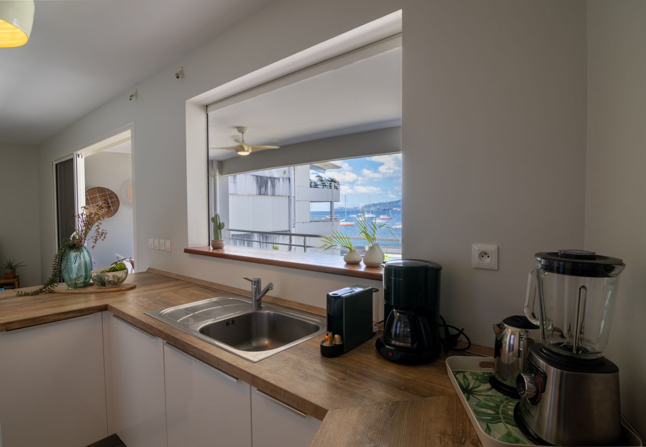 Apartment in Les Trois-Ilets - Sandama, 5 pers, standing, vue mer, plage