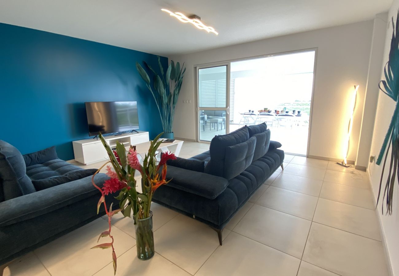 Apartment in Les Trois-Ilets - Secret de l'Anse, 6 pers, standing, vue mer