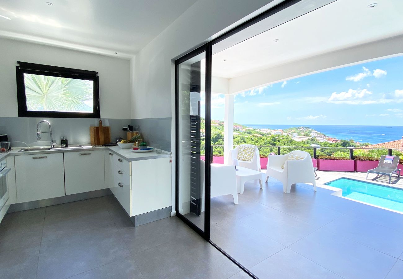 Villa in Les Trois-Ilets - Ti Paradise, villa 4 pers, standing, piscine, vue