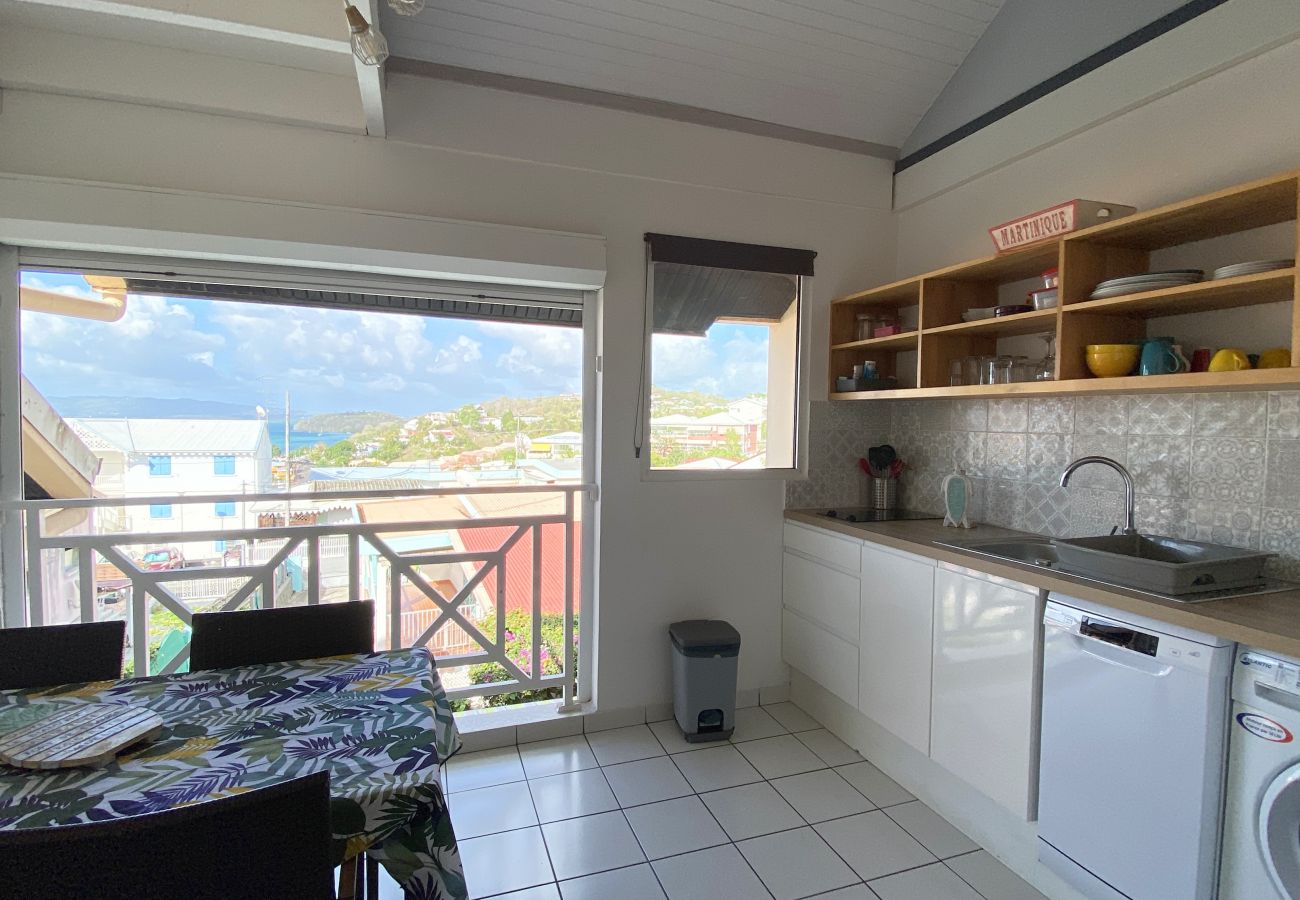 Apartment in Les Trois-Ilets - Ti Caraïbes, 4 pers, piscine, vue mer
