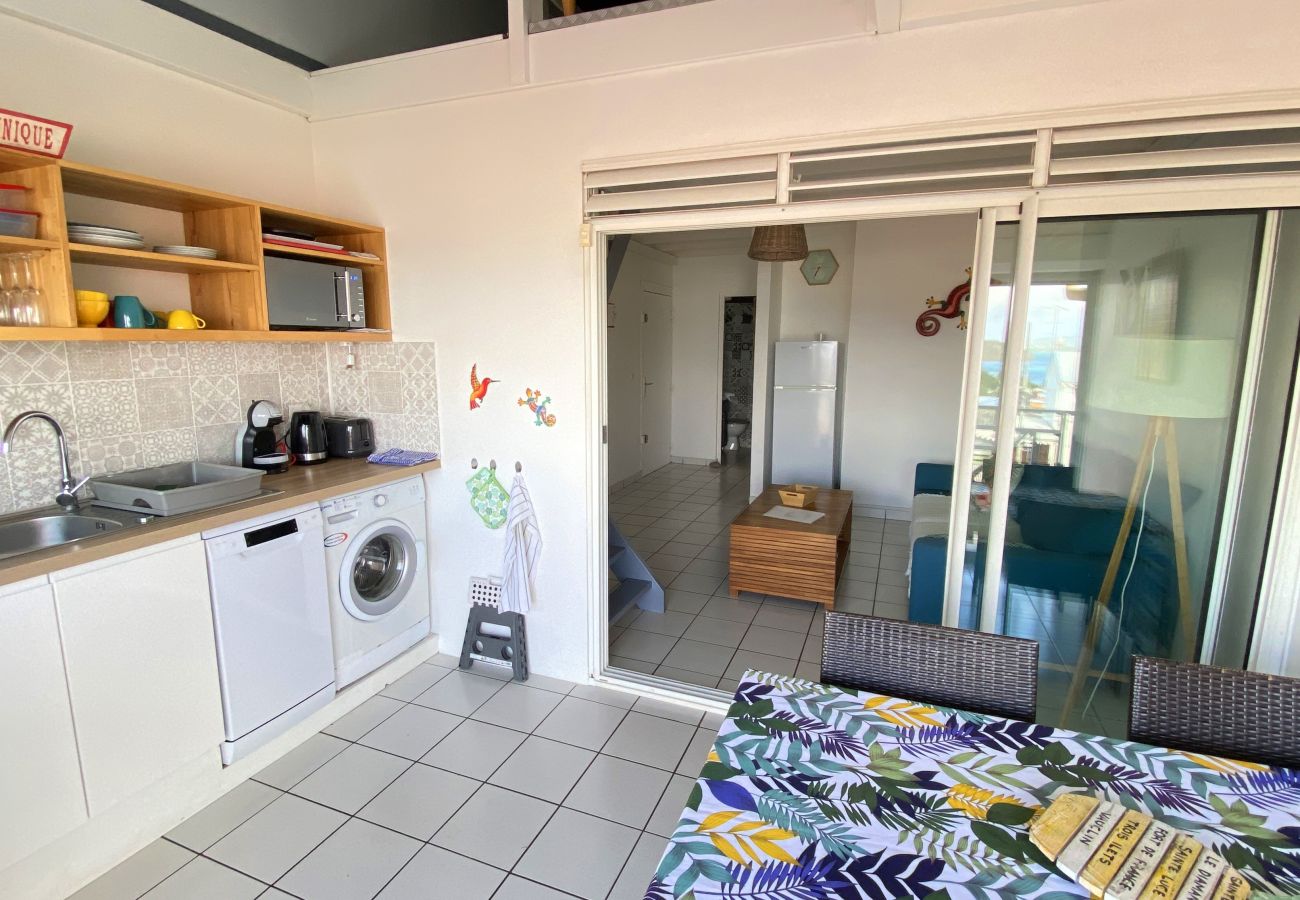 Apartment in Les Trois-Ilets - Ti Caraïbes, 4 pers, piscine, vue mer