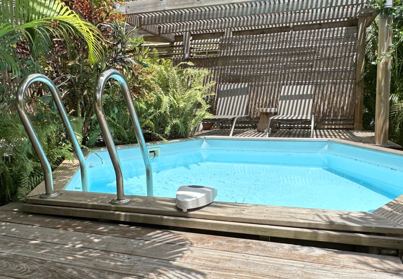 Villa in Les Trois-Ilets - Ty Natur, villa 8 pers, piscine, calme, vue me