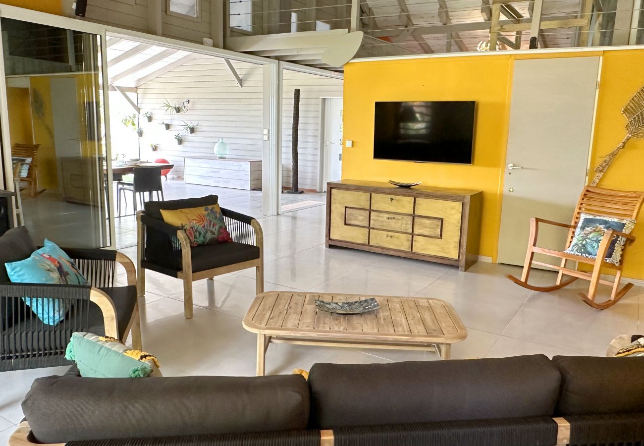 Villa in Les Trois-Ilets - Ty Natur, villa 8 pers, piscine, calme, vue me