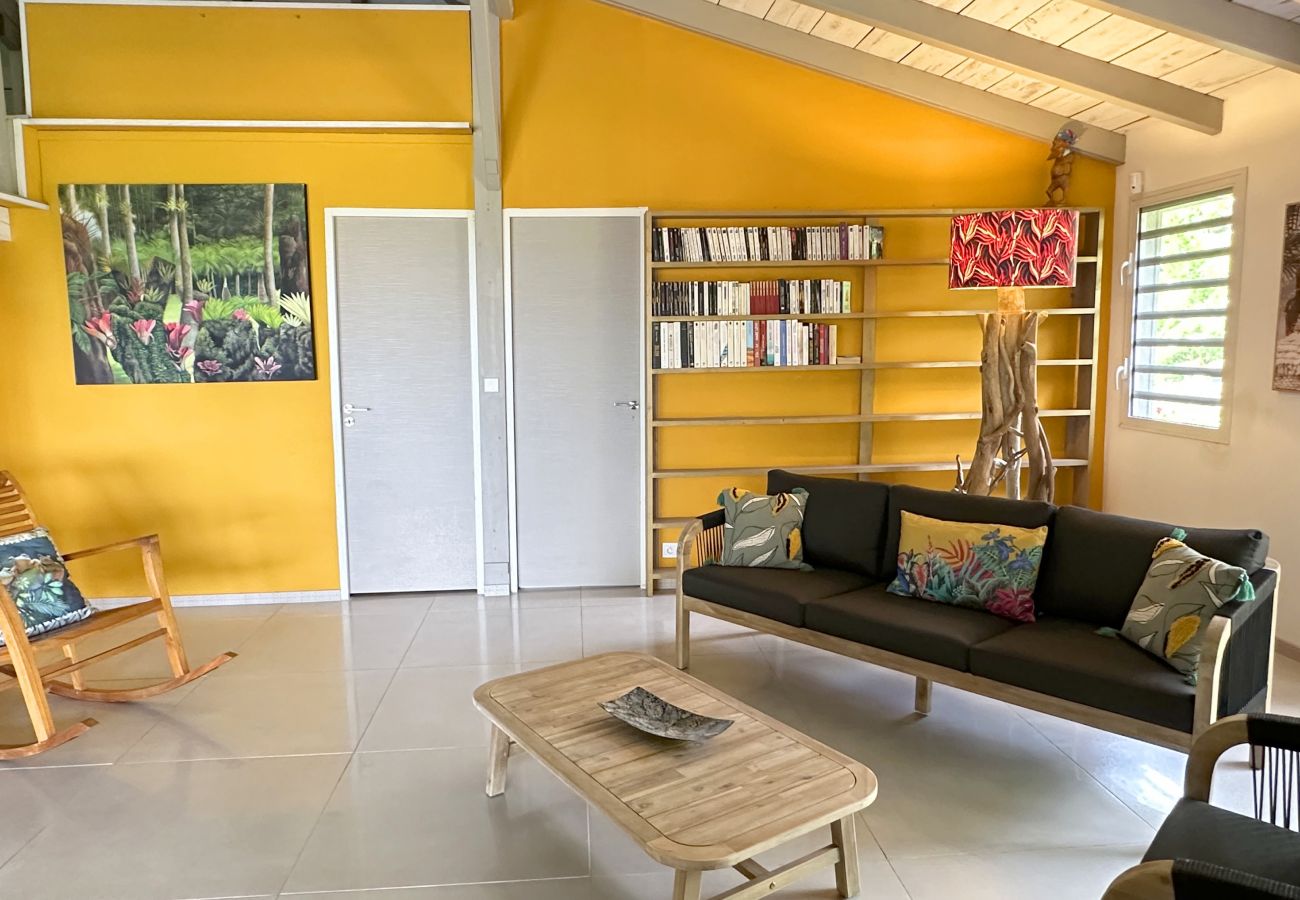 Villa in Les Trois-Ilets - Ty Natur, villa 8 pers, piscine, calme, vue me