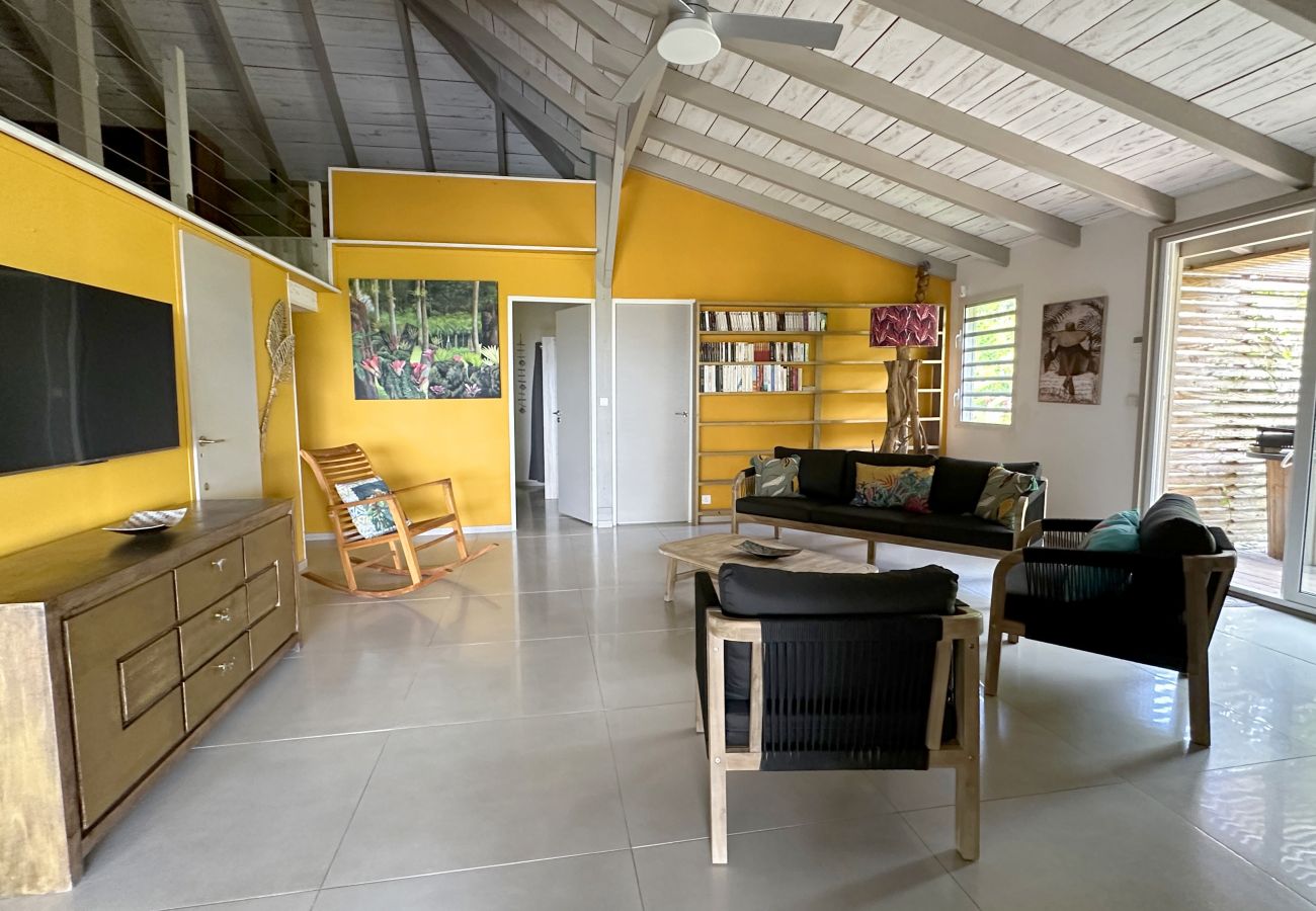 Villa in Les Trois-Ilets - Ty Natur, villa 8 pers, piscine, calme, vue me