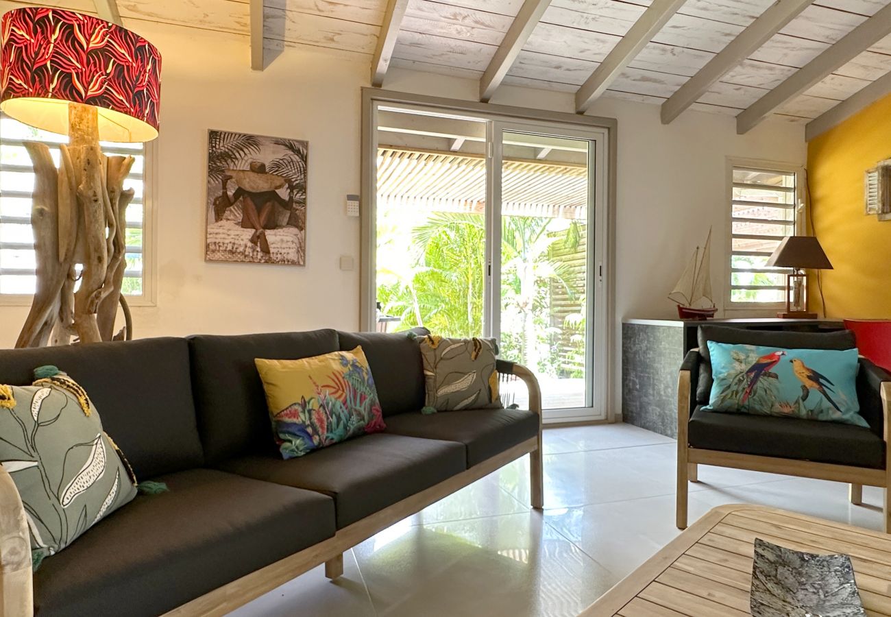 Villa in Les Trois-Ilets - Ty Natur, villa 8 pers, piscine, calme, vue me