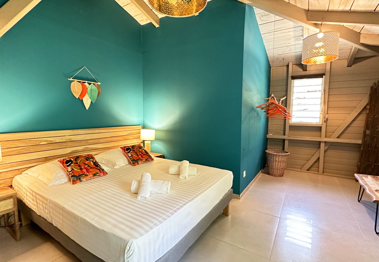 Villa in Les Trois-Ilets - Ty Natur, villa 8 pers, piscine, calme, vue me