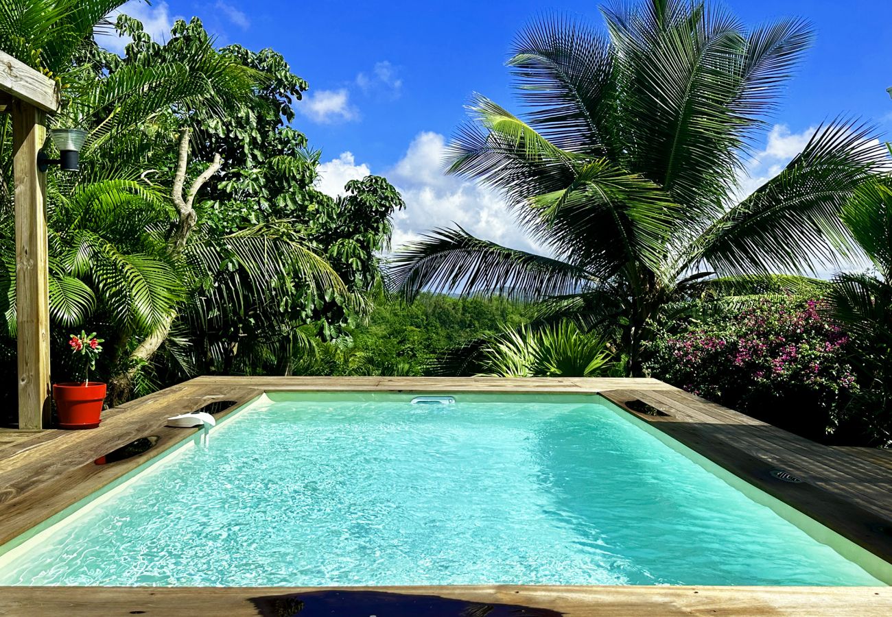 Villa in Les Trois-Ilets - Ty Natur, villa 8 pers, piscine, calme, vue me