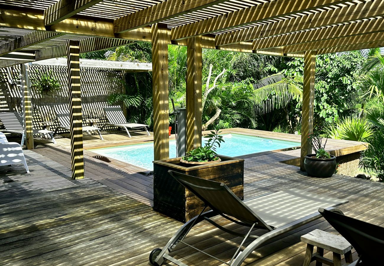 Villa in Les Trois-Ilets - Ty Natur, villa 8 pers, piscine, calme, vue me