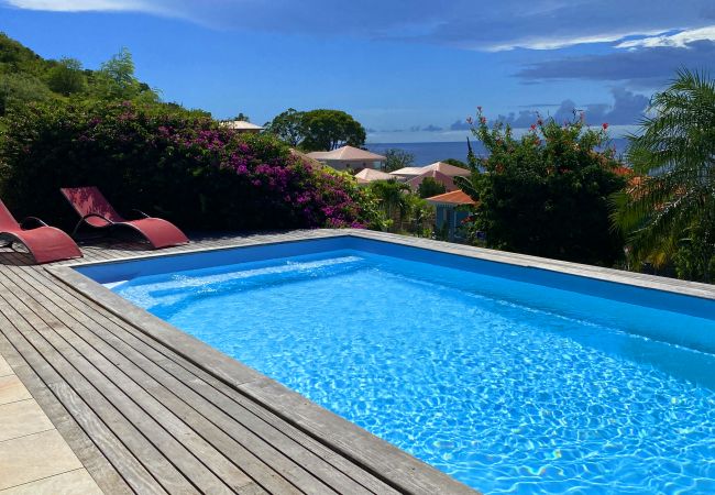 Villa in Les Anses-d´Arlet - Monplaisir, villa 6 pers, piscine, vue mer