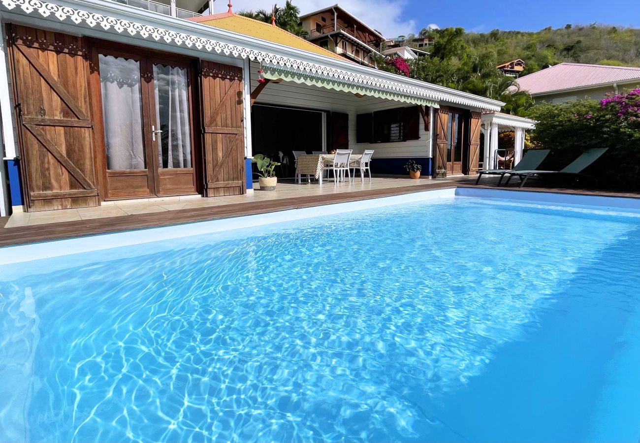 Villa in Les Anses-d´Arlet - Monplaisir, villa 6 pers, piscine, vue mer