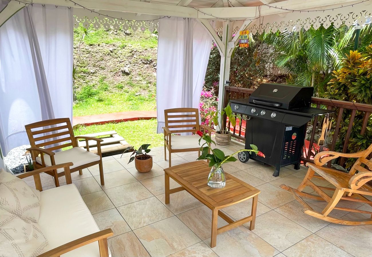 Villa in Les Anses-d´Arlet - Monplaisir, villa 6 pers, piscine, vue mer