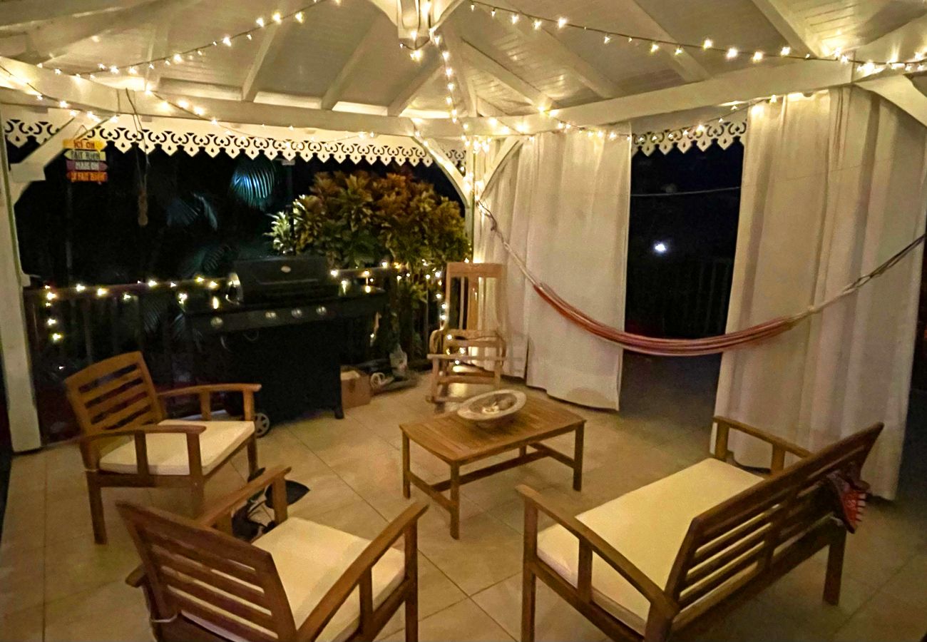 Villa in Les Anses-d´Arlet - Monplaisir, villa 6 pers, piscine, vue mer