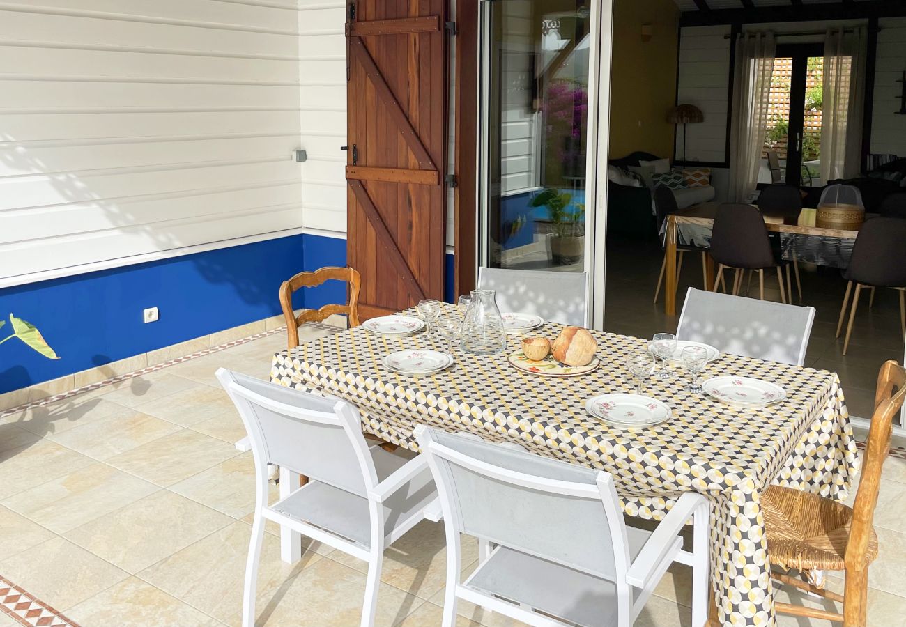 Villa in Les Anses-d´Arlet - Monplaisir, villa 6 pers, piscine, vue mer