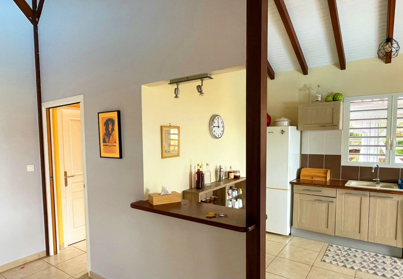 Villa in Les Anses-d´Arlet - Monplaisir, villa 6 pers, piscine, vue mer