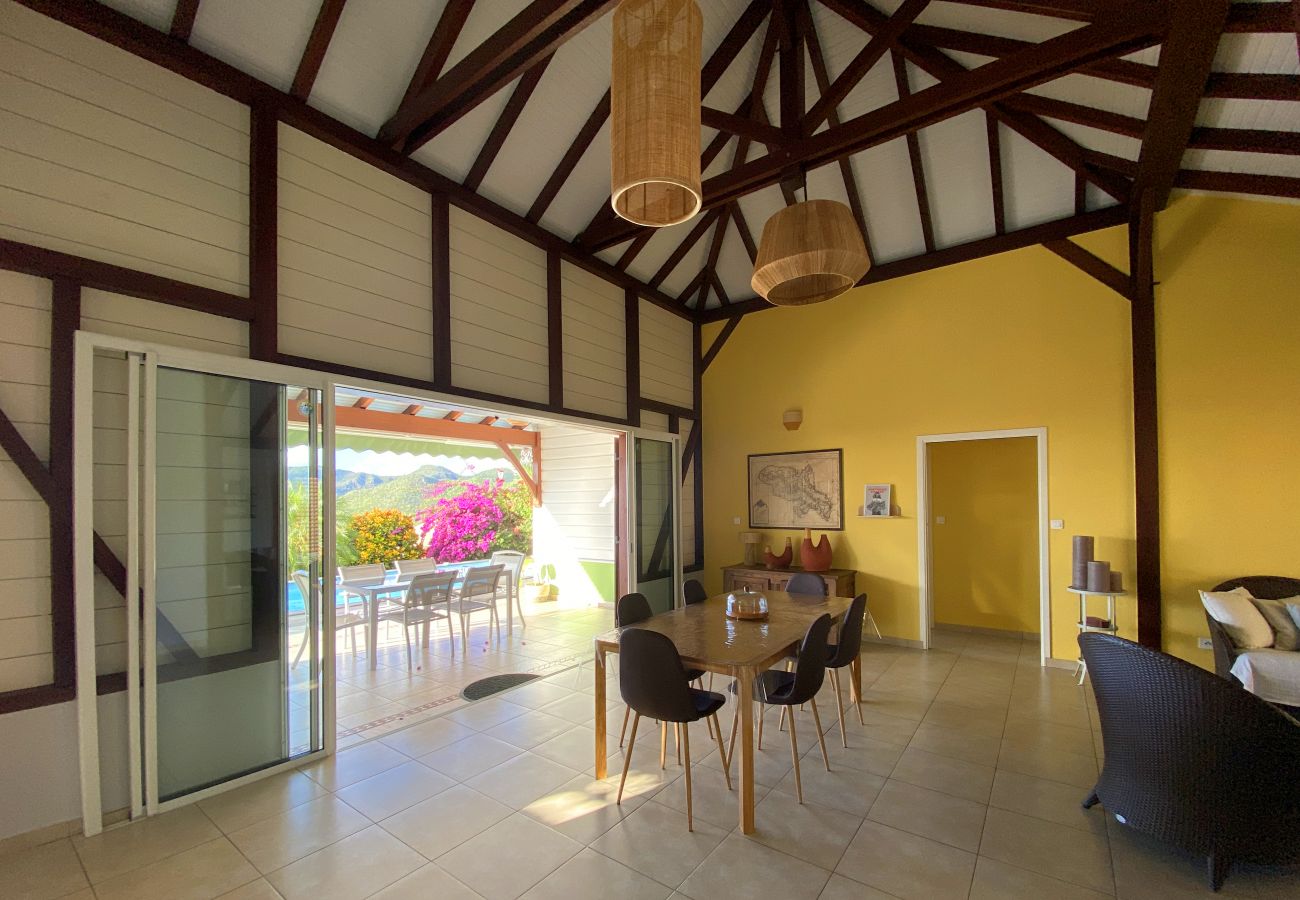 Villa in Les Anses-d´Arlet - Monplaisir, villa 6 pers, piscine, vue mer