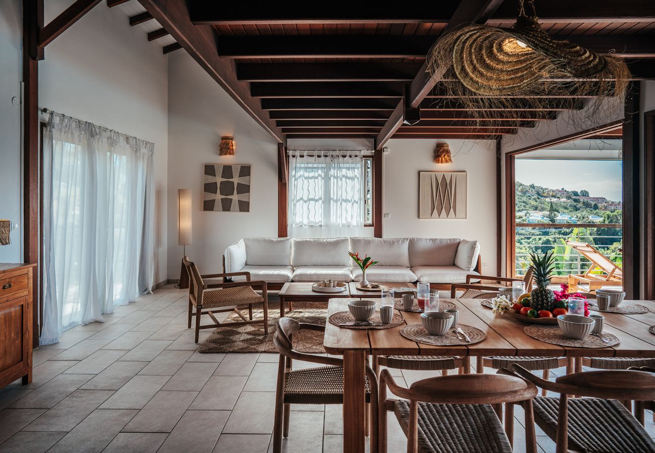 Apartment in Les Trois-Ilets - Les Bougainvilliers Duplex 8 pers, piscine, vue