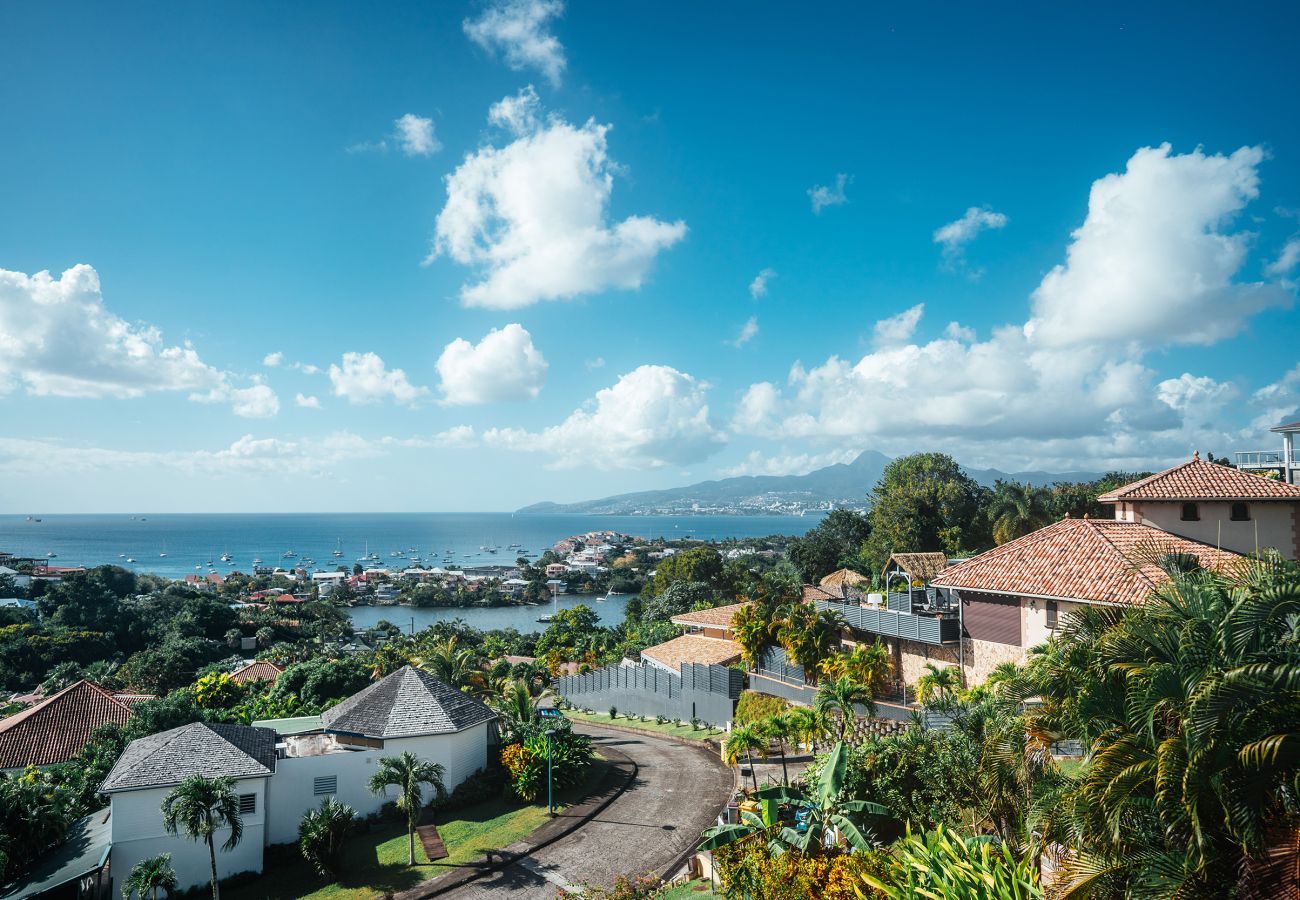 Apartment in Les Trois-Ilets - Les Bougainvilliers Duplex 8 pers, piscine, vue