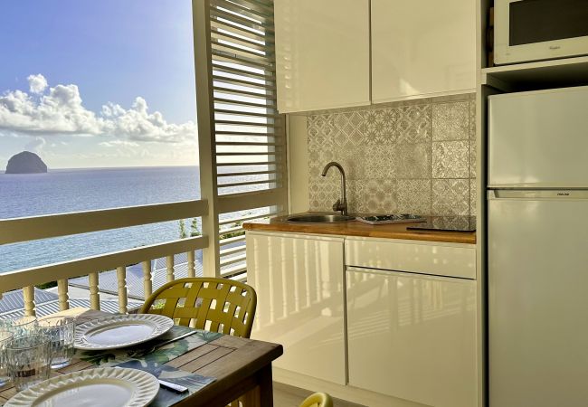 Studio in Le Diamant - Jungle Diamond, studio, piscine, vue mer, Studio in Le Diamant - Jungle Diamond, studio, piscine, vue mer,