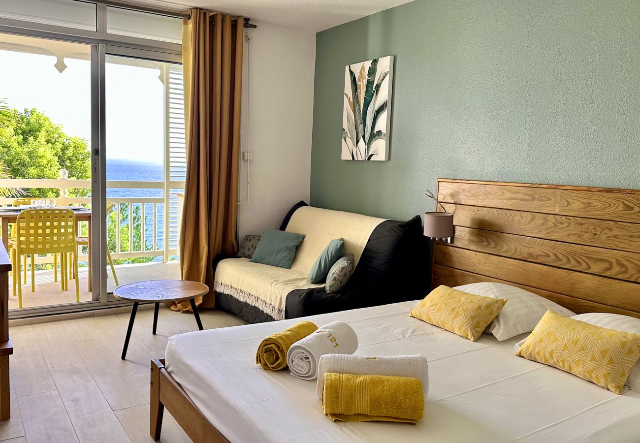 Studio in Le Diamant - Jungle Diamond, studio, piscine, vue mer,