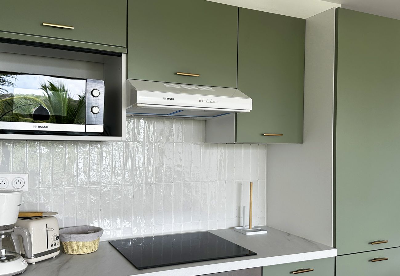 Apartment in Les Trois-Ilets - Pren Plési, 4 pers, rénové, calme, vue mer