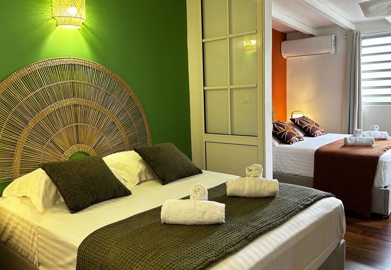 Apartment in Les Trois-Ilets - Pren Plési, 4 pers, rénové, calme, vue mer