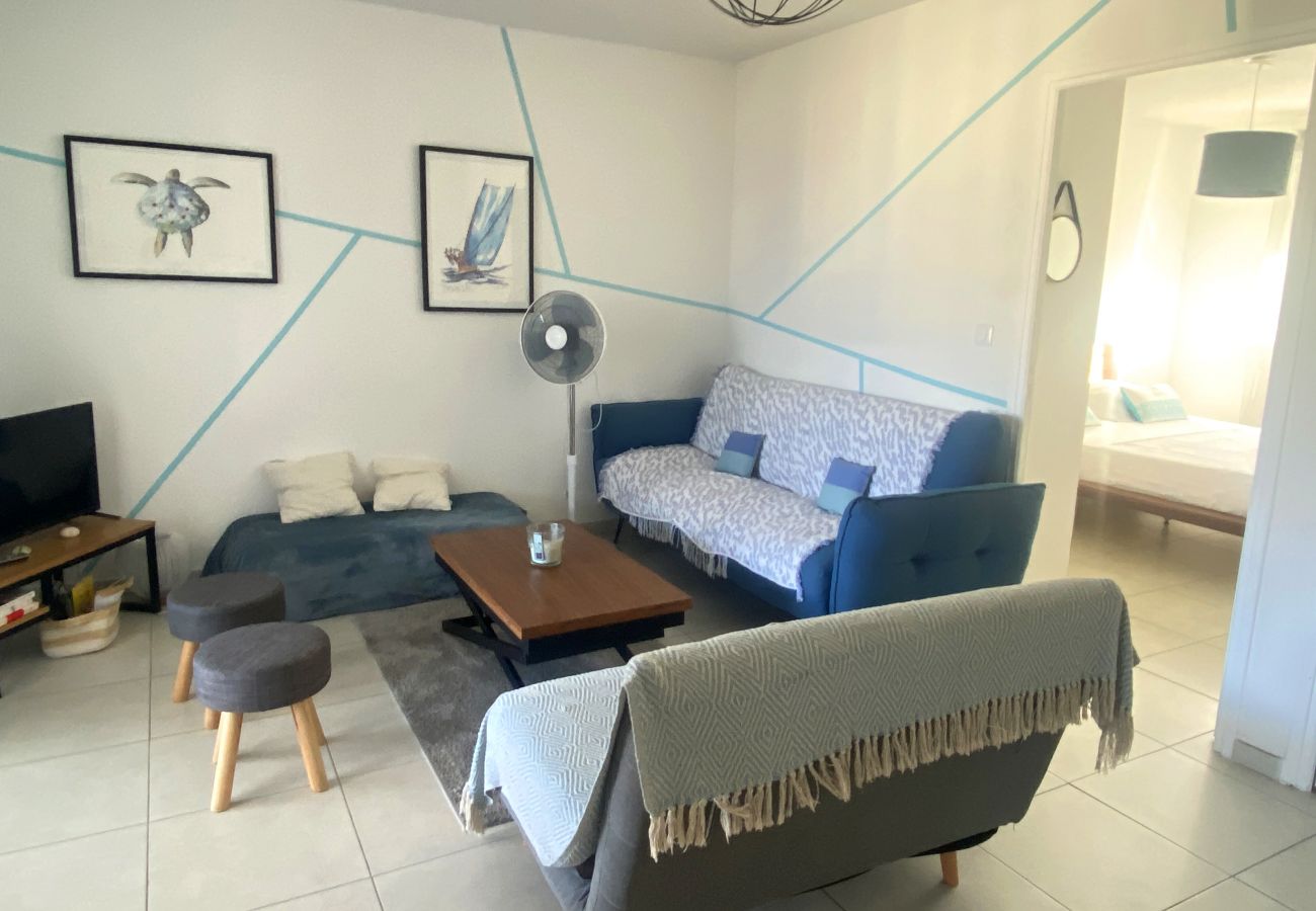Appartement à Les Trois-Ilets - Les Écrins, 2/3 pers, vue mer, plage