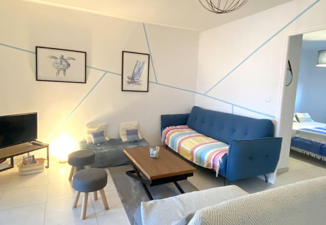 Appartement à Les Trois-Ilets - Les Écrins, 2/3 pers, vue mer, plage