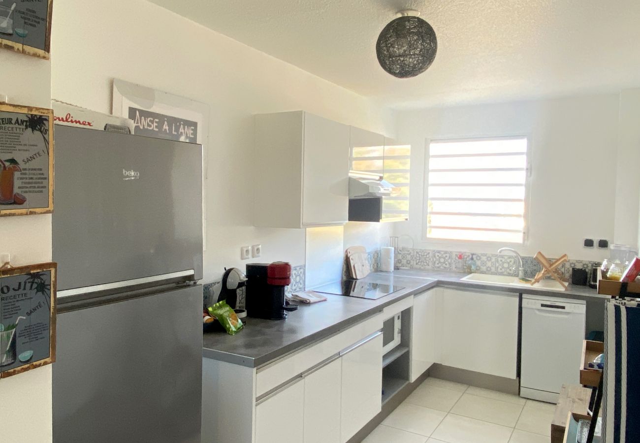 Appartement à Les Trois-Ilets - Les Écrins, 2/3 pers, vue mer, plage