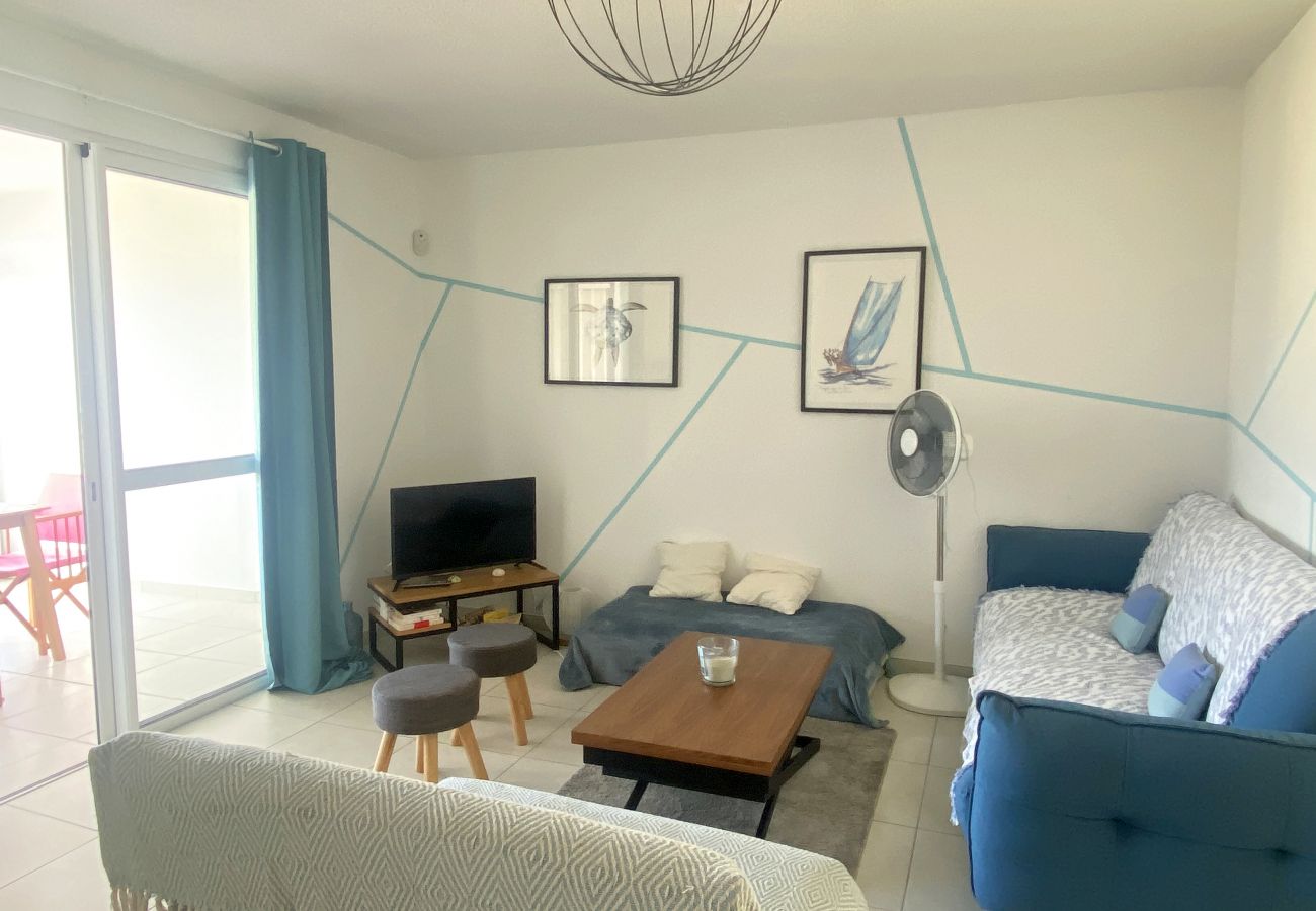 Appartement à Les Trois-Ilets - Les Écrins, 2/3 pers, vue mer, plage